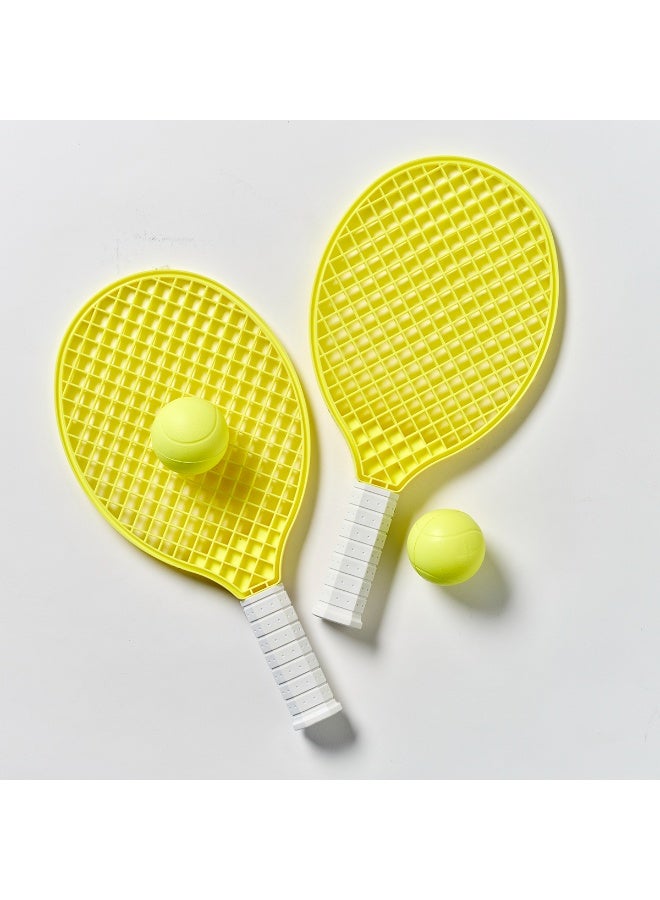 Sunnylife Beach Rackets La Mer Limon – Kids Outdoor Beach Racket Set, Fun Summer Game Toys for Pool, Sand, and Backyard Sports, Lightweight and Safe for Children - Image 3